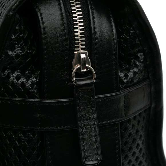 Pre-Loved Chanel Perforated Calfskin Up In The Air East West Tote - Picture 9 of 11
